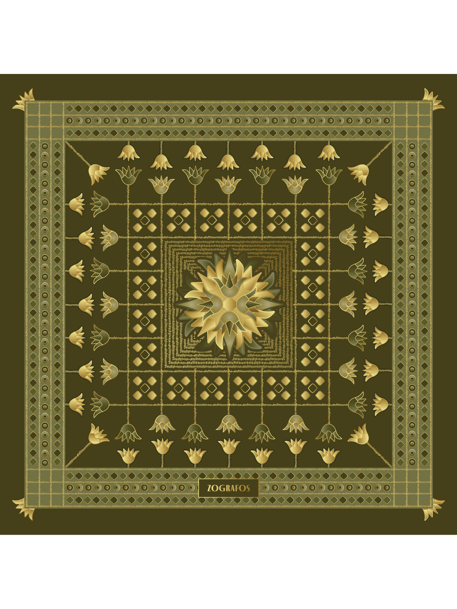 Μεταξωτό Μαντήλι AMASIS 45cm x 45cm