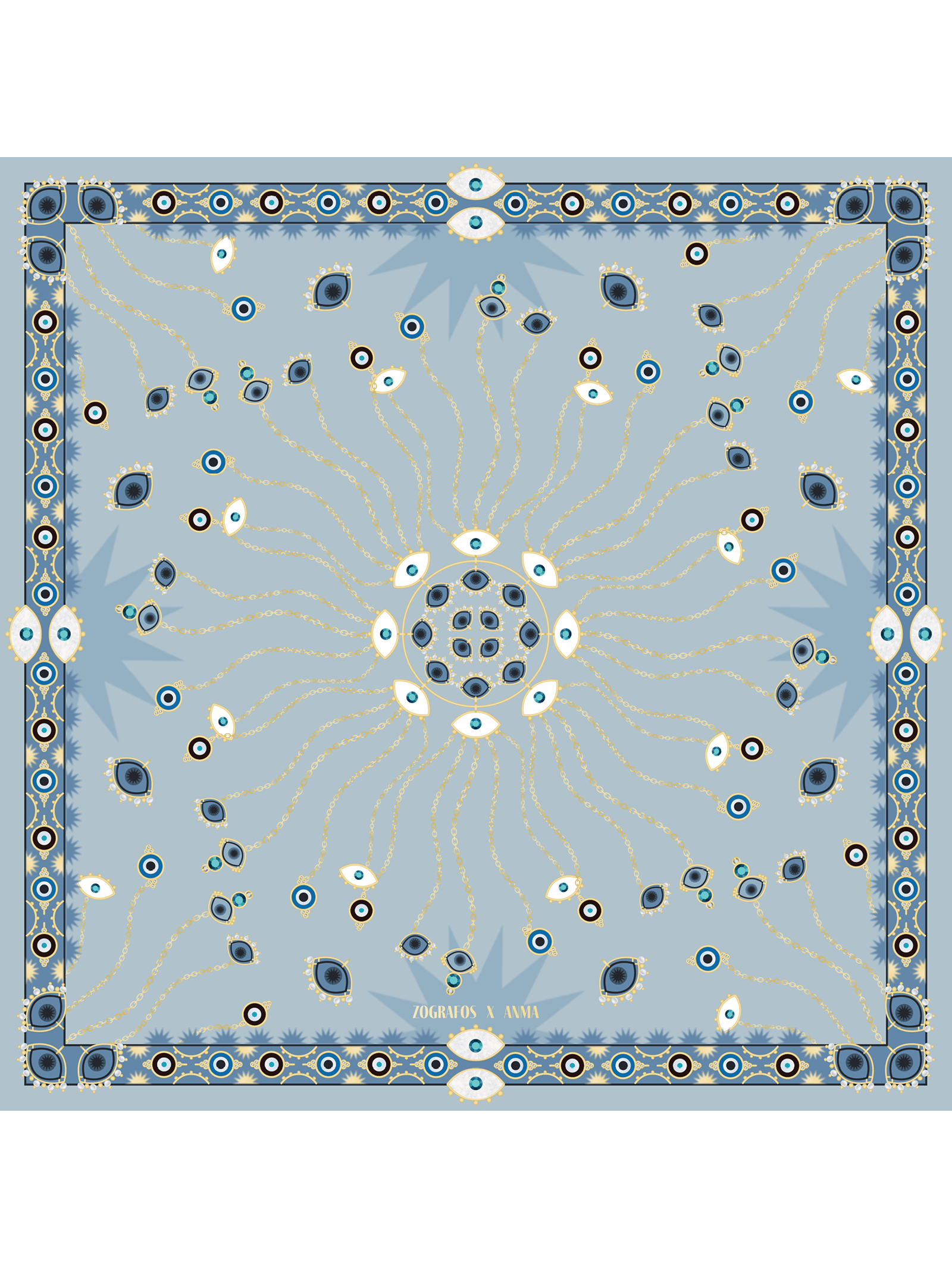 Μεταξωτό Μαντήλι ANMA