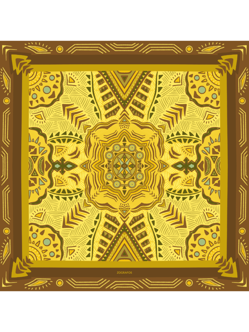 Μεταξωτό Μαντήλι CHIOS 100cm x 100cm