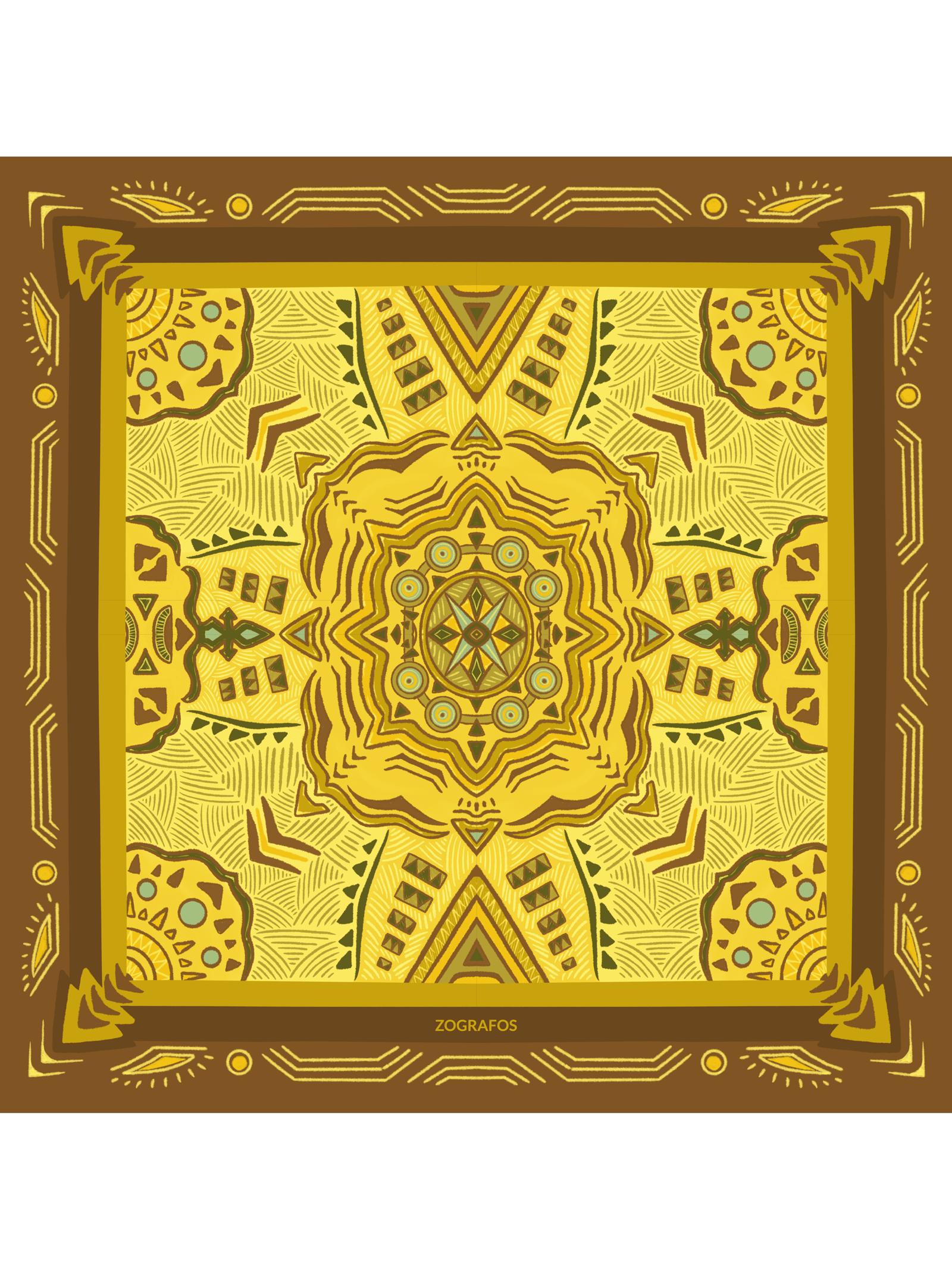 Μεταξωτό Μαντήλι CHIOS 45cm x 45cm