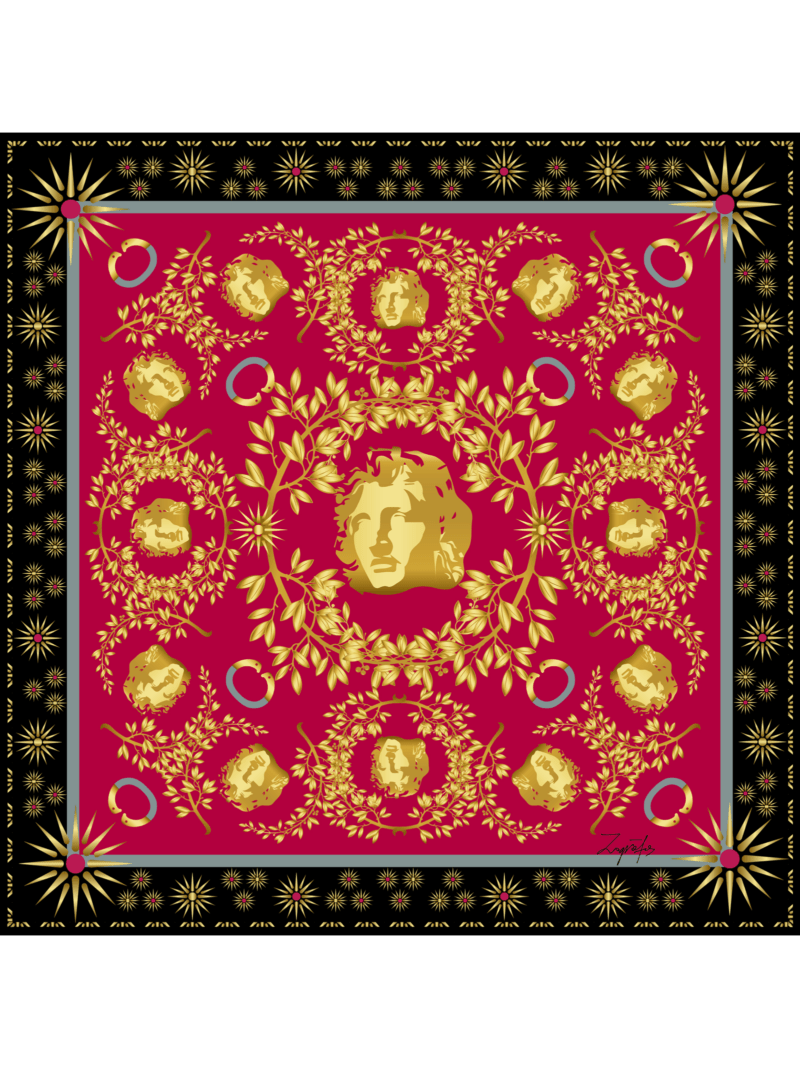 Μεταξωτό Μαντήλι GREAT 100cm x 100cm