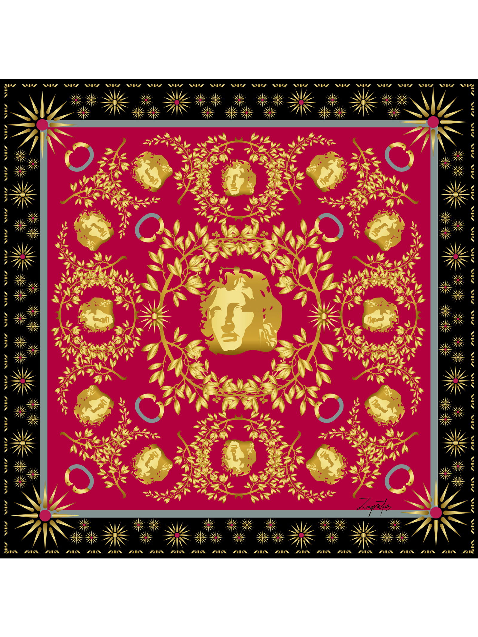 Μεταξωτό Μαντήλι GREAT 100cm x 100cm