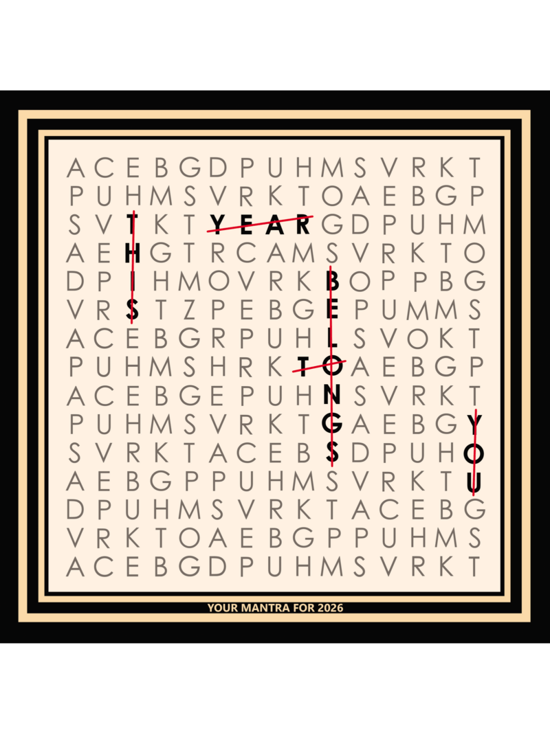 Μεταξωτό Μαντήλι LUCKY CHARM 50cm x 50cm