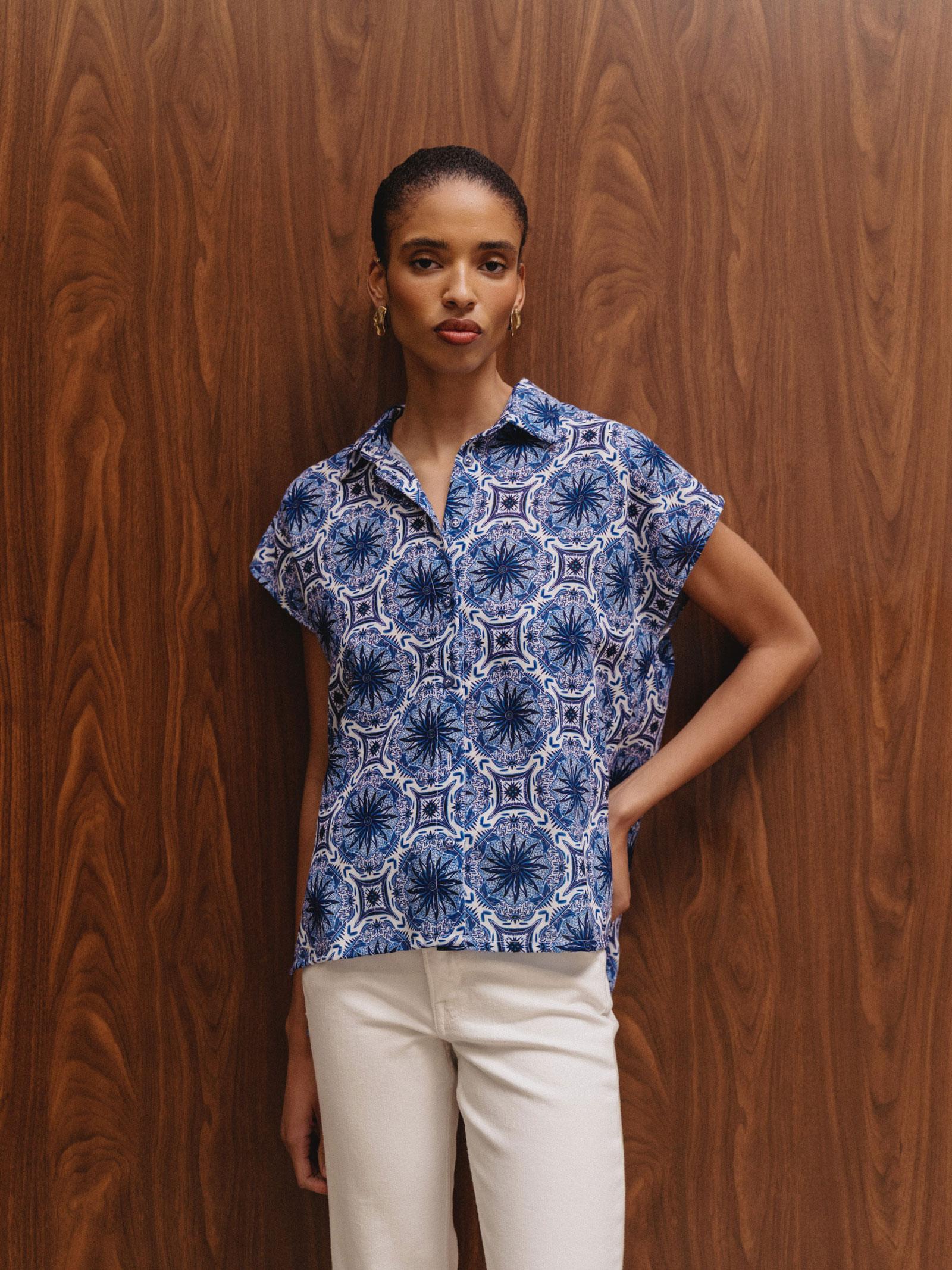 Αμάνικο πουκάμισο MYKONOS