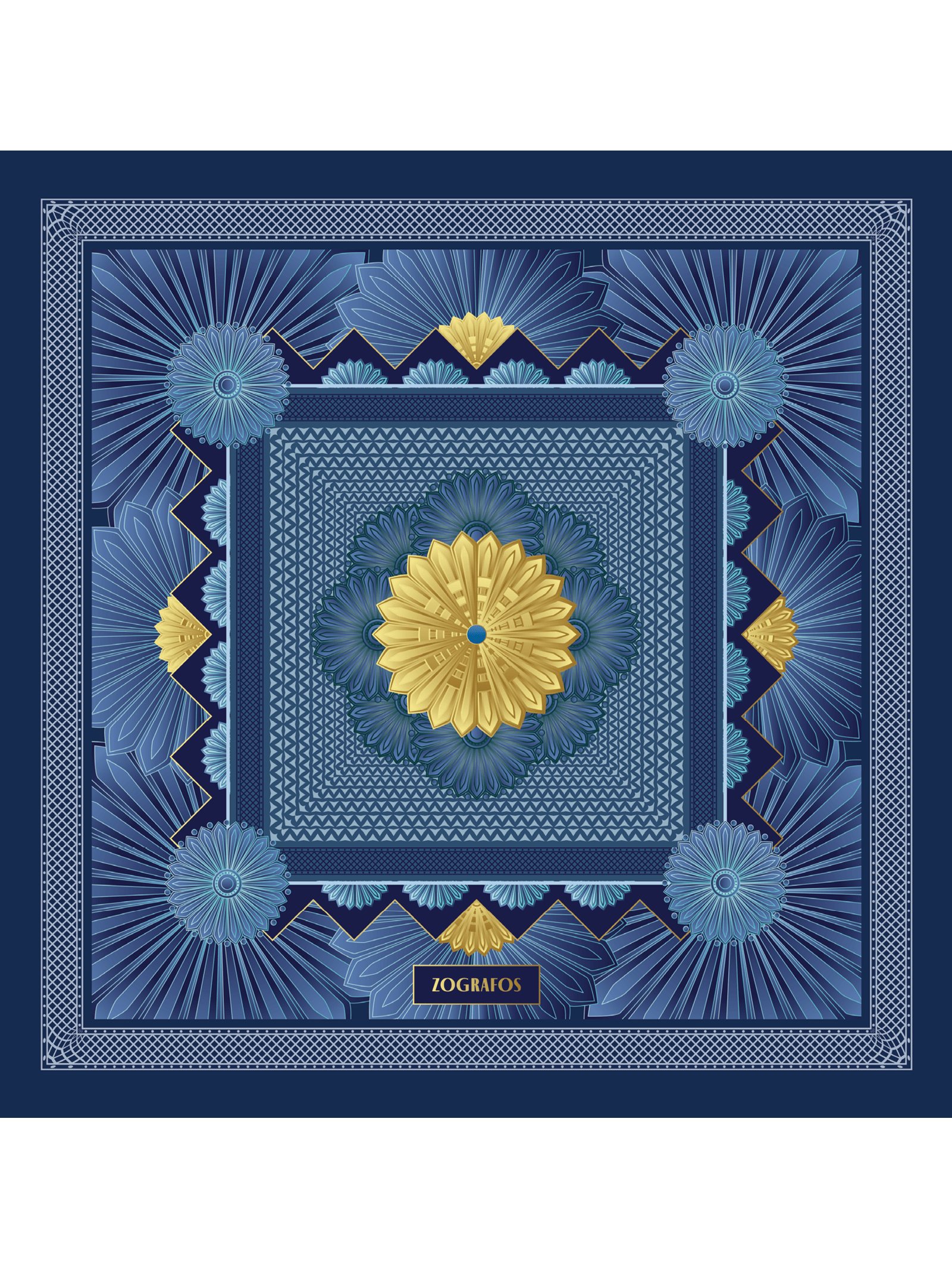 Μεταξωτό Μαντήλι NEFELI 45cm x 45cm