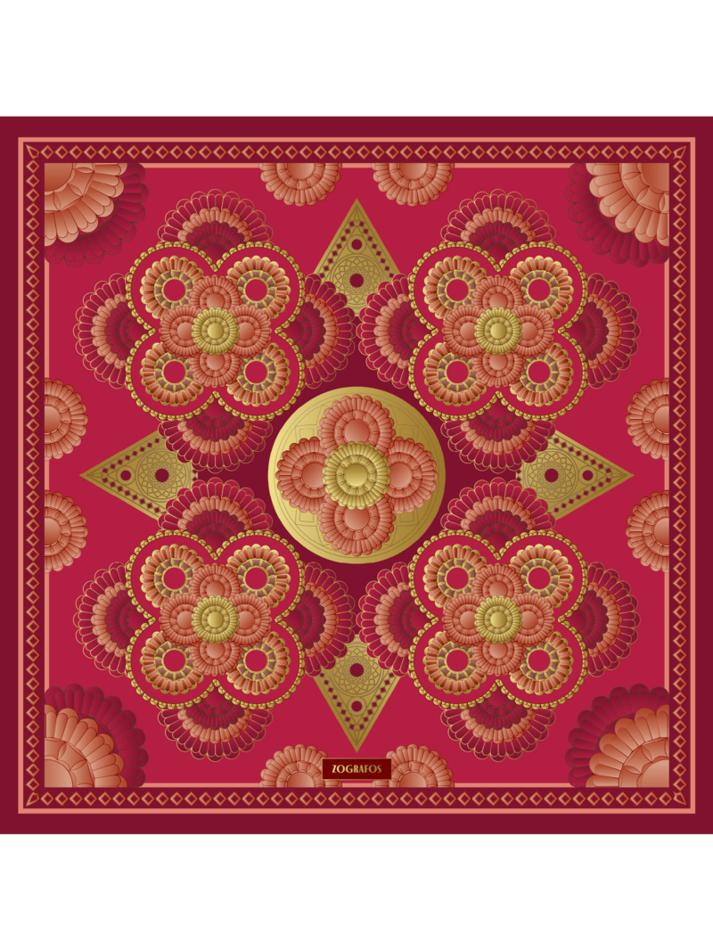 Μεταξωτό Μαντήλι SORAYA 100cm x 100cm