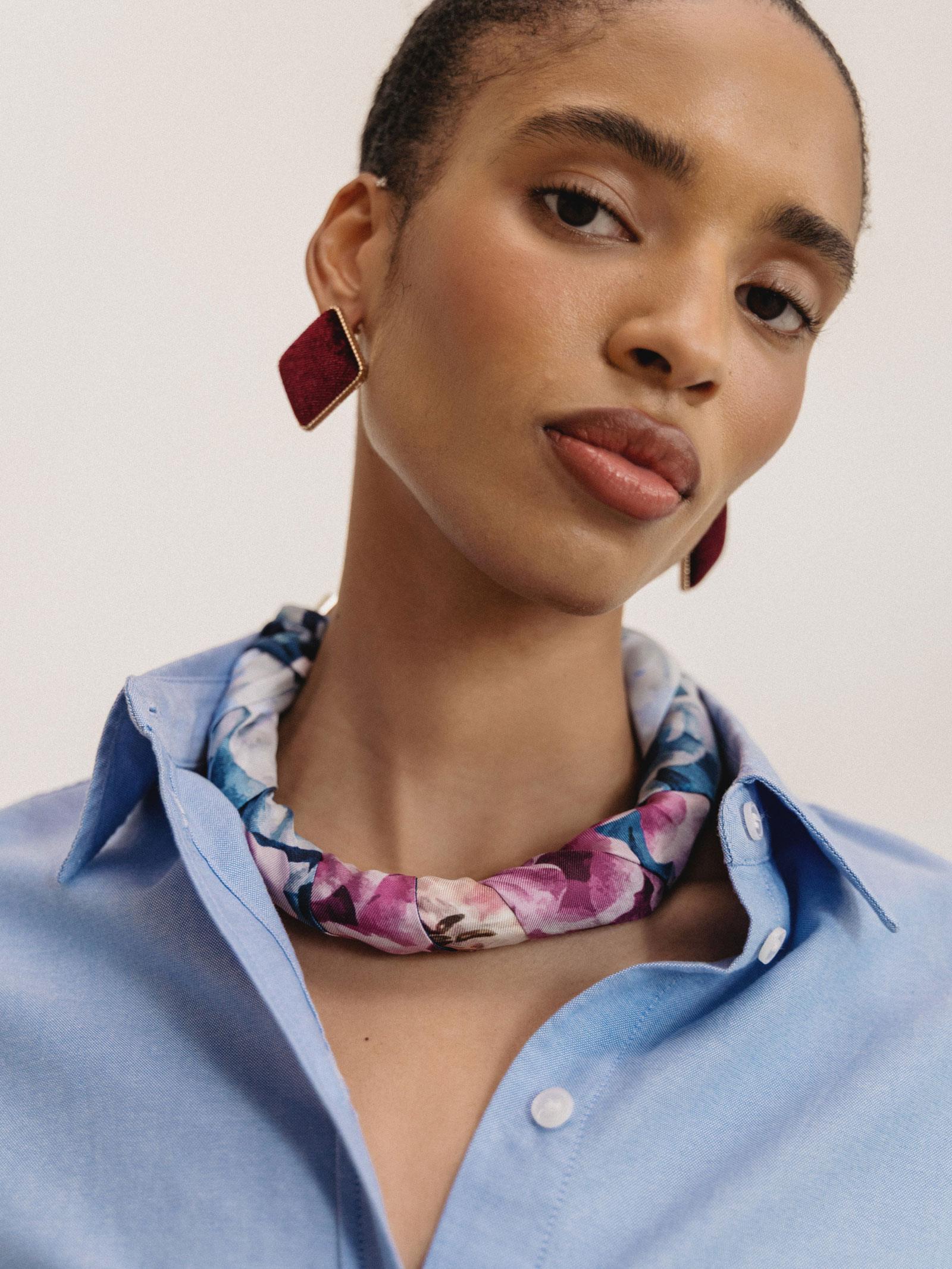 Μεταξωτή Κορδέλα HORTENSIA 6cm x 105cm - Image 2