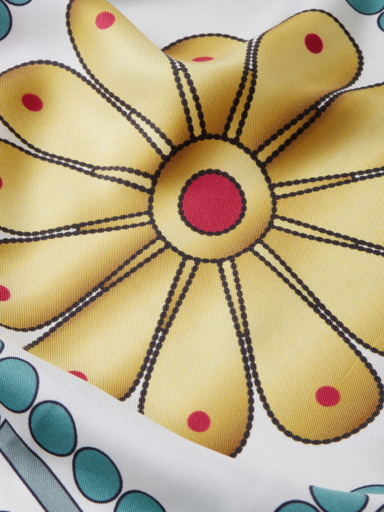 Μεταξωτό Μαντήλι MYTH 100cm x 100cm - Image 2