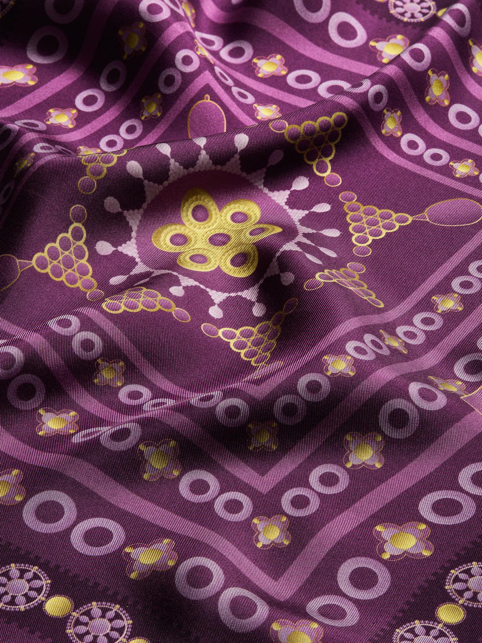 Μεταξωτό Μαντήλι THEODORA 45cm x 45cm - Image 2