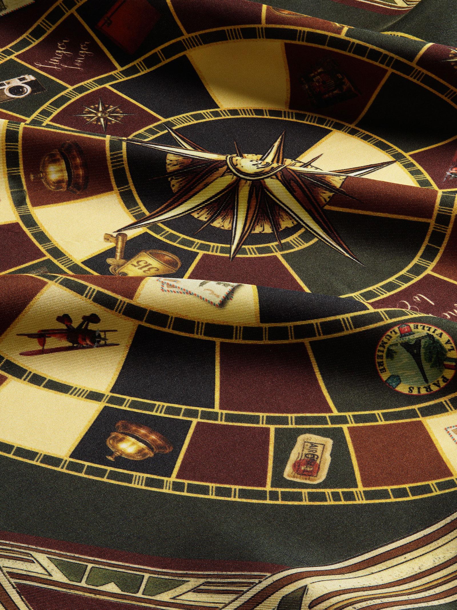 Μεταξωτό Μαντήλι WANDER ROULETTE 50cm x 50cm - Image 2