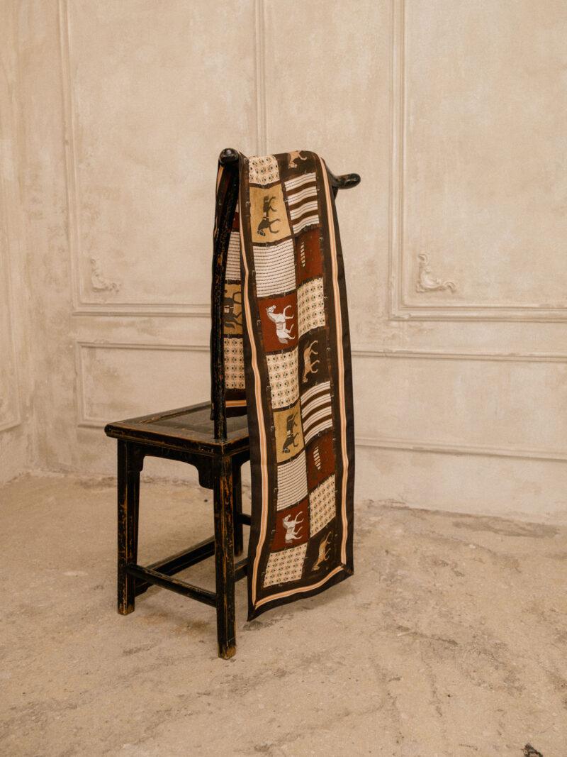Silk Scarf RIDE OF A LIFETIME 35cm x 180cm